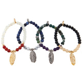 Dana Levy Feather Gemstone Duo Bracelet - Group