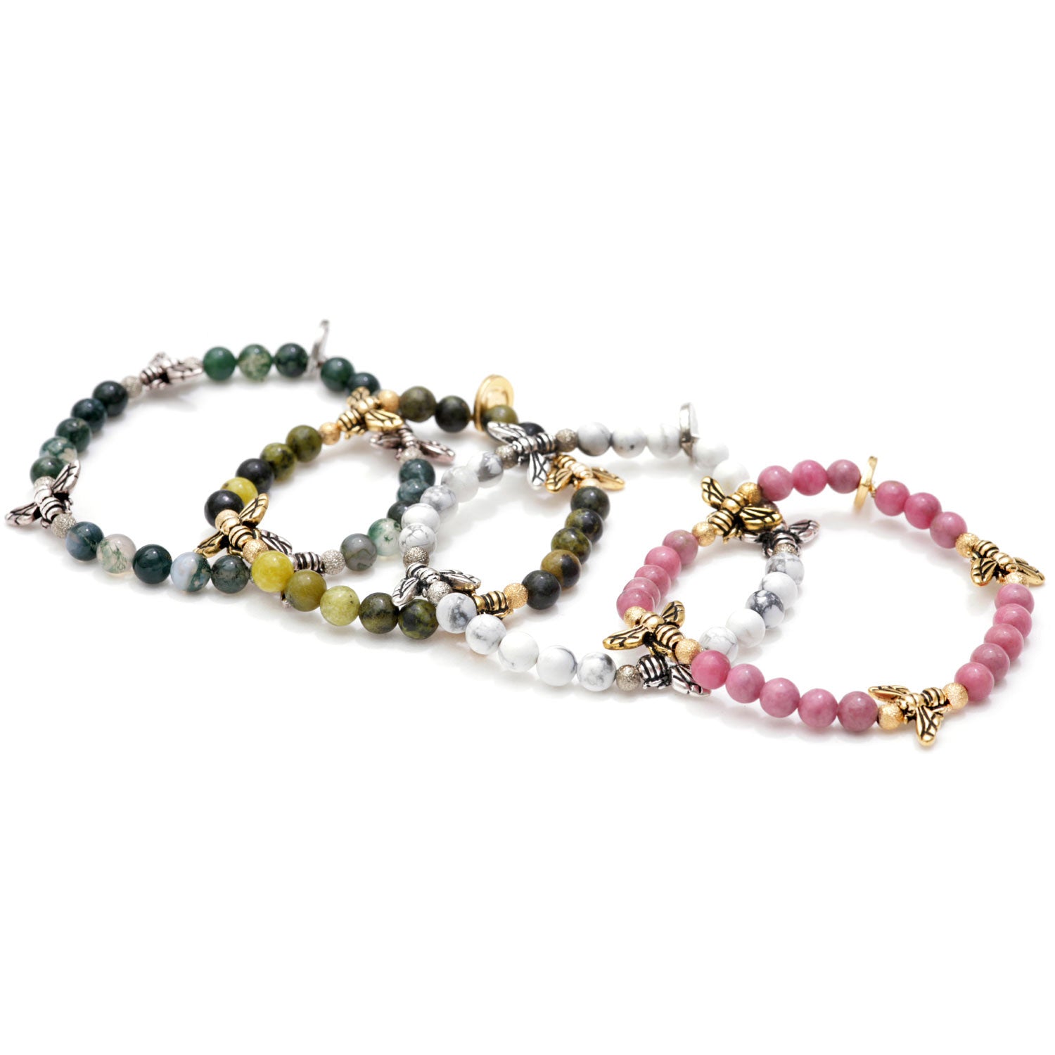 Dana Levy Fly Charms Gemstone Bracelet - Group