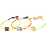 Dana Levy Kabbalah Blessings Cube Satin Cord Bracelet - Group