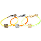Dana Levy Kabbalah Blessings Cube Satin Cord Bracelet - Group