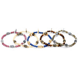 Dana Levy Solid Mini Hamsa Hand Charm Gemstone Bracelets Group