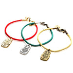 Dana Levy Matryoshka Russian Doll Charm Satin Cord Bracelet - Group