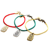 Dana Levy Matryoshka Russian Doll Charm Satin Cord Bracelet - Group
