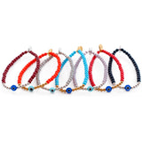 Dana Levy Mini Evil Eye Glass Bead Bracelets - Group