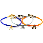 Dana Levy Mini Horseshoe Charm Satin Cord Bracelet - Group