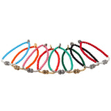 Dana Levy Mini Scarab Beetle Charm Glass Bead Bracelet - Group 
