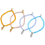 Dana Levy Nautilus Sea Shell Charm Faceted Glass Bead Bracelets Group