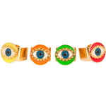 Dana Levy Neon Evil Eye Charm Ring - All colours 
