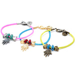 Dana Levy Peace & Protection Satin Cord Bracelet - Group