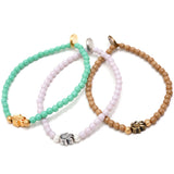 Dana Levy Solid Mini Hamsa Hand Glass Bead Bracelet - Group
