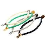 Dana Levy Mini Star of David Charm Glass Bead Bracelet - Group