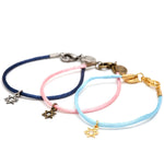 Dana Levy Mini Star of David Charm Satin Cord Bracelet - Group