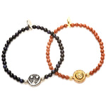 Dana Levy Sun Moon Charm Gemstone Bracelets - Silver and Gold
