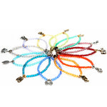 Dana Levy Zodiac Charm Faceted Glass Bead Bracelet - Zodiac Chart