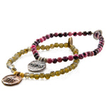 Dana Levy Kabbalah Blessing Token Gemstone Bracelet - Happiness