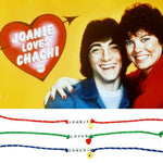 Dana Levy Personalised Name Alphabet Charm Cord Bracelet - Retro Joanie Loves Chachi
