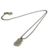 Dana Levy Matryoshka Russian Nesting Doll Ball Chain Necklace - Antique Gold