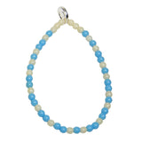 Dana Levy Loyalty Morse Code Blessing Glass Bead Bracelet - Pastel
