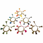 Dana Levy Multi Tassel Bead Drawstring Bracelets - Group