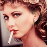 Dana Levy Limited Edition Mother of Pearl Evil Eye Charm Stud Earrings - Olivia Newton John Tell Me About It Stud