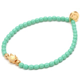 Dana Levy Solid Mini Hamsa Hand Glass Bead Bracelet