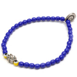 Dana Levy Solid Mini Hamsa Hand & Evil Eye Glass Bead Bracelet
