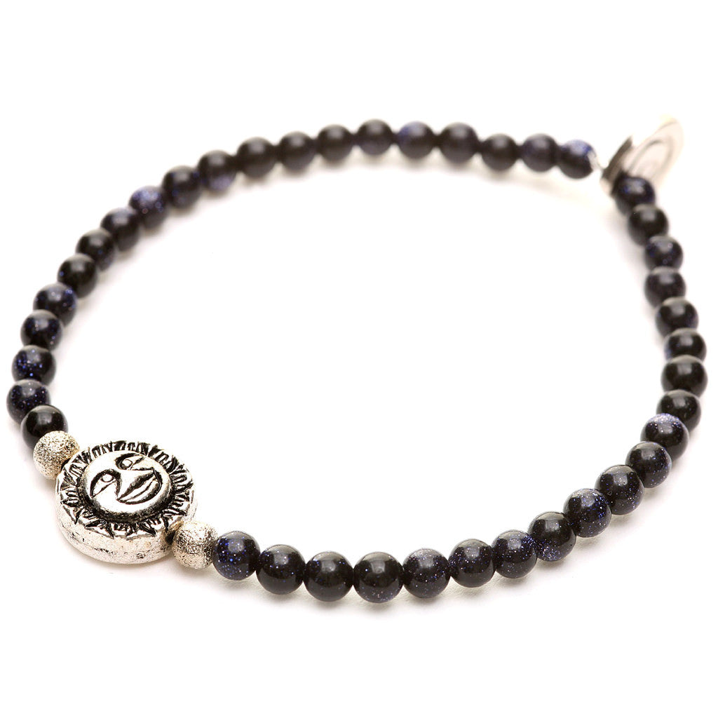 Dana Levy Sun Moon Charm Gemstone Bracelet - Silver