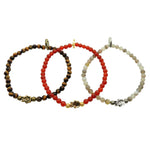 Dana Levy Men’s Mini Hamsa Hand Charm Gemstone Bracelet - Group